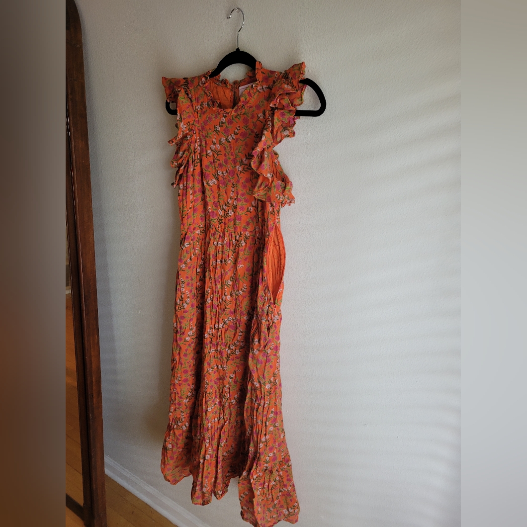 Banjanan Orange Floral Dress